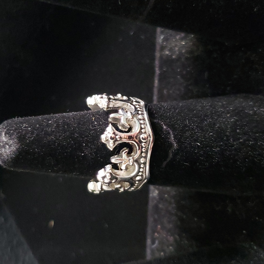 STAINLESS STEEL CROWN RING